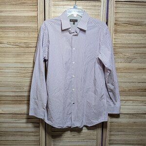 Ben Sherman Men's Checkered Button-Up Shirt Size 15 1/2  32-33